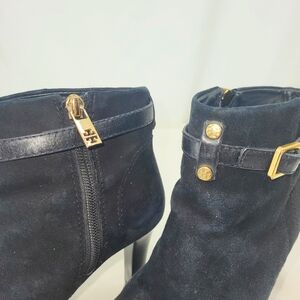 TORY BURCH Booties Black Suede Boots